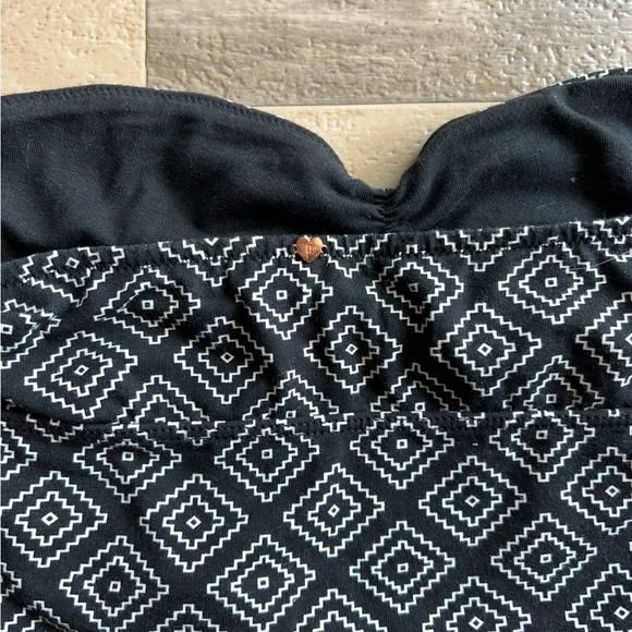 Y2K PINK aztec strapless bandeau - Picture 4 of 4